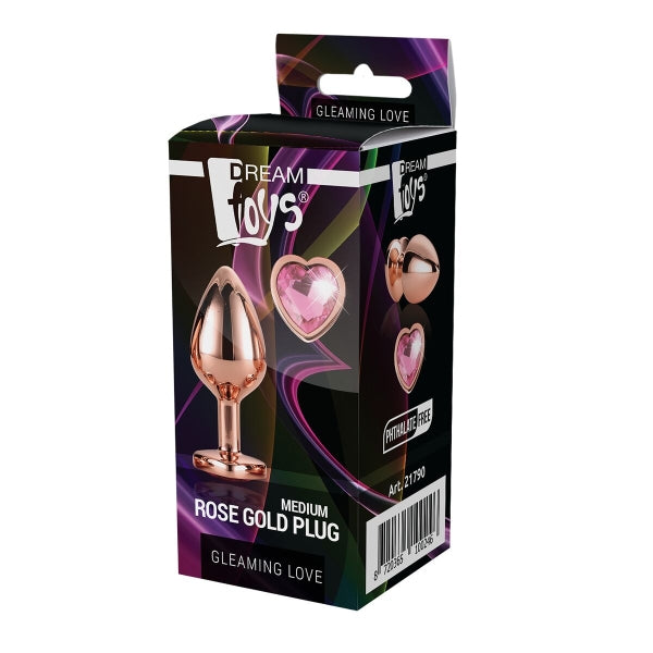 PLUG ANAL DREAM TOYS GLEAMING LOVE DORÉ